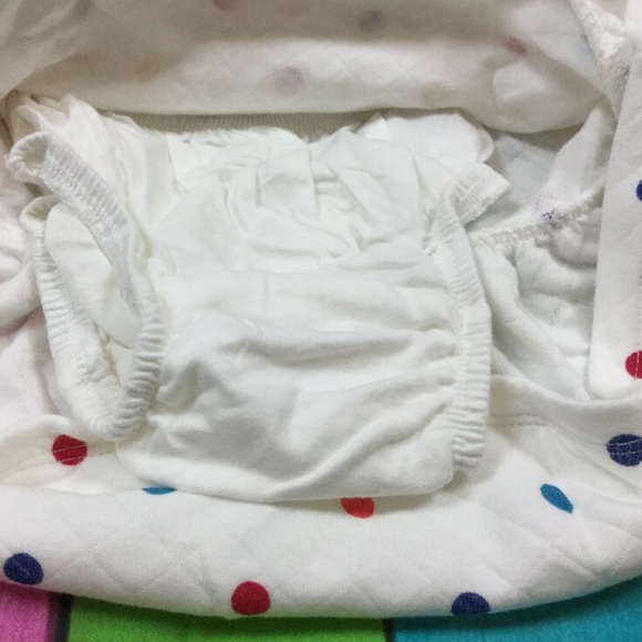 Baby Gap Girls 18-24 Months Polka Dot Quilted Dress & Bloomers - Picture 3 of 3